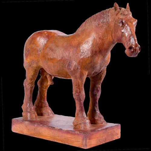 Cheval plâtre